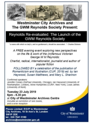 Reynolds Society Launch poster with RIN launch info
